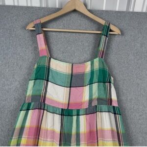 Loft Ann Taylor Colorful Plaid Maxi Dress